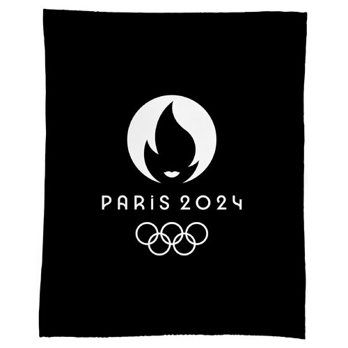 Olympische Spelen Plaid, Parijs 2024 - 150 x 125 cm - Polyester