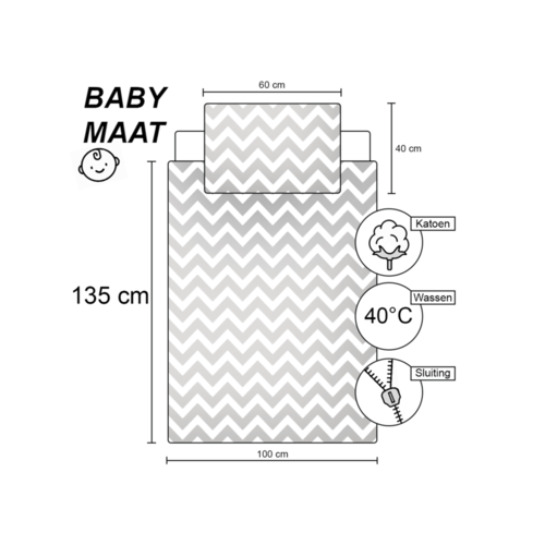 Brandweerman Sam BABY dekbedovertrek, Help - 100 x 135 cm - Katoen