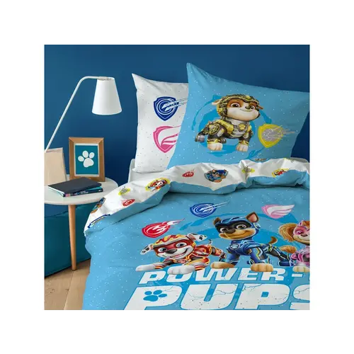 Paw Patrol Dekbedovertrek Power-Up - Eenpersoons - 140 x 200 cm - Katoen