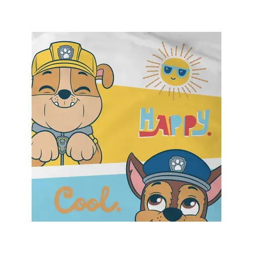 Paw Patrol Dekbedovertrek Happy - Eenpersoons - 140 x 200 cm - Katoen