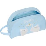 GLOWLAB Toilettas, Zwanen - 28 x 18 x 10 cm - Polyester