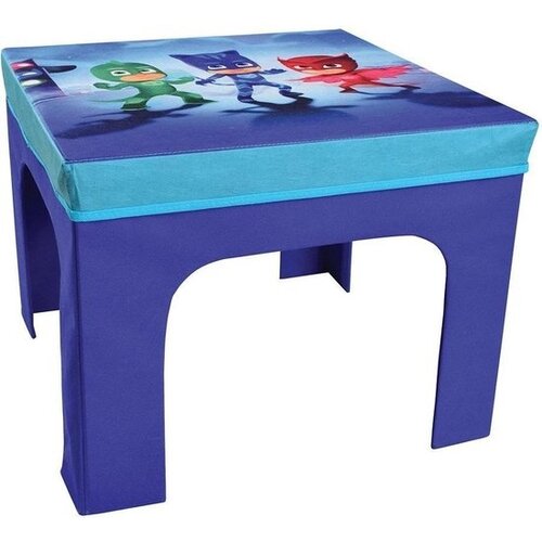 PJ Masks Opvouwbare kindertafel en 2 krukjes, Power Heroes -  50 x 50 x 49 cm + 26 x 26 x 24 cm