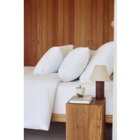 Torres Novas 1845 Dekbedovertrek Wit - (zonder slopen) - Gewassen Katoen