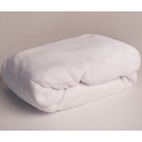 Sweet Home Fleece Teddy Hoeslaken, Wit - Polyester