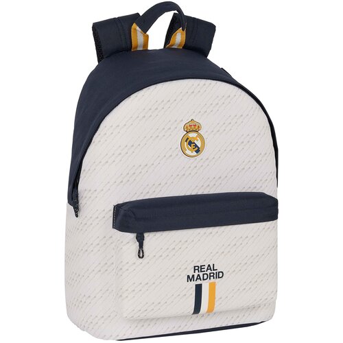 Real Madrid Laptop Rugzak, Logo - 14,1" - 42 x 31 x 16 cm - Polyester