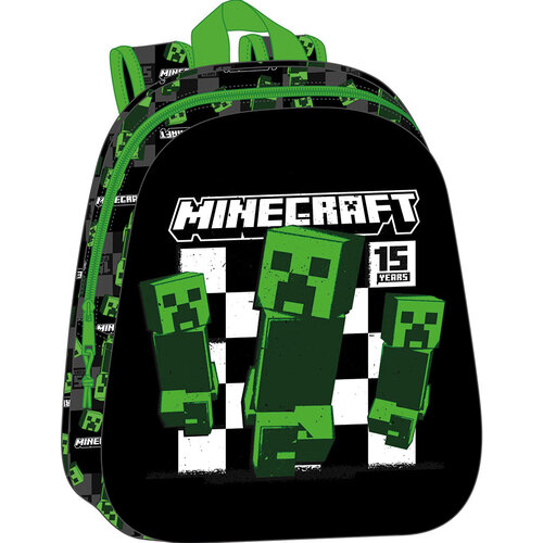 Minecraft Rugzak, 3D Anniversary - 33 x 27 x 10 cm - Polyester