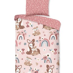 Good morning Dekbedovertrek Kids Bibi nr.32064 pink - 100% katoen