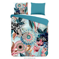 HIP Dekbedovertrek Maximilian katoen-satijn no.32012 aqua