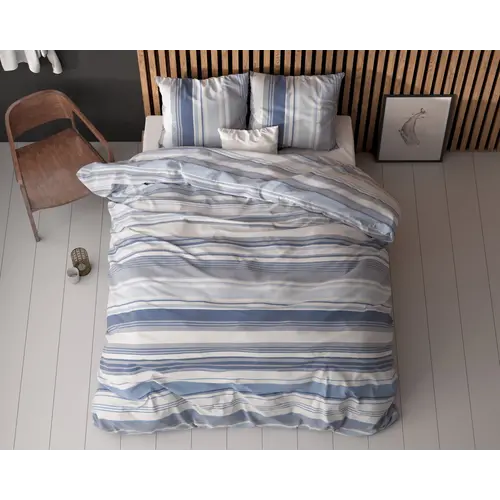 Sleeptime Dekbedovertrek Stripy Blauw