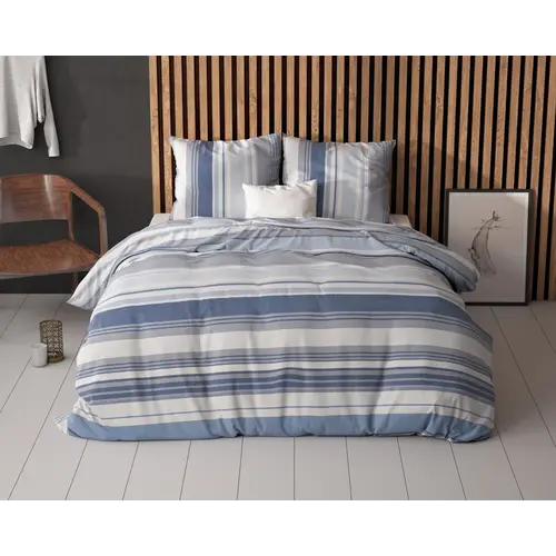 Sleeptime Dekbedovertrek Stripy Blauw