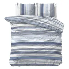 Sleeptime Dekbedovertrek Stripy Blauw