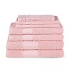 Good morning 8 stuks handdoeken set nr.1000 soft-pink