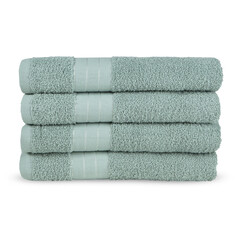 Good morning 4 stuks handdoeken 50x100 set nr.1000 sage