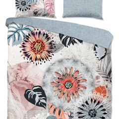 HIP Dekbedovertrek Ralvira flanel nr.32021 grijs