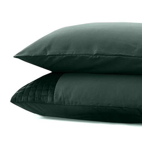 Sleeptime Velvet Band Groen 2pack slopen Green 60 x 70