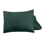 Sleeptime Velvet Band Groen 2pack slopen Green 60 x 70