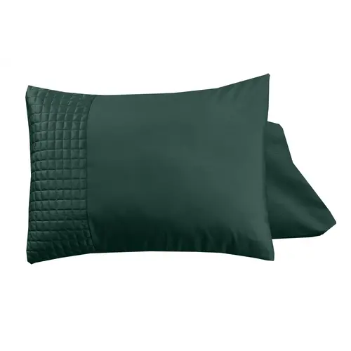 Sleeptime Velvet Band Groen 2pack slopen Green 60 x 70