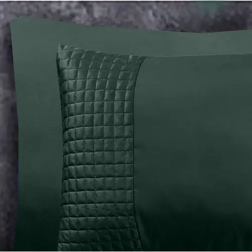 Sleeptime Velvet Band Groen 2pack slopen Green 60 x 70