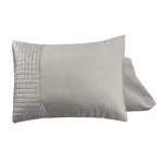 Sleeptime Velvet Band Sand/Grijs 2pack slopen Sand / Grey 60 x 70