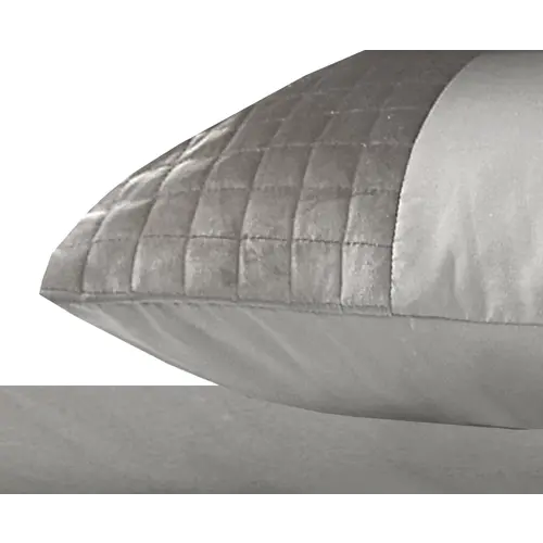 Sleeptime Velvet Band Sand/Grijs 2pack slopen Sand / Grey 60 x 70