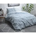 Sleeptime Flanel Washed Cotton Blauw 200 x 220