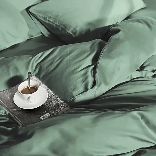 Primaviera DeLuxe Dekbedovertrek 100% Bamboo Groen