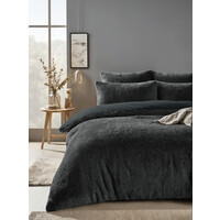 Sleeptime Dekbedovertrek Fur Teddy Antraciet