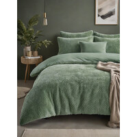 Sleeptime Dekbedovertrek Fur Teddy Groen