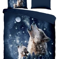 Pure Dekbedovertrek Moon microfiber nr.31168 blauw