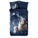 Pure Dekbedovertrek Moon microfiber nr.31168 blauw