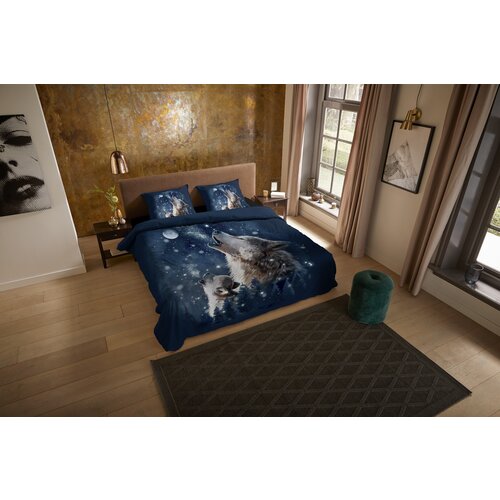 Pure Dekbedovertrek Moon microfiber nr.31168 blauw