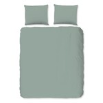 Good morning Dekbedovertrek flanel uni sage