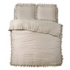 Sleeptime Dekbedovertrek Ruffles Taupe