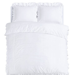 Sleeptime Dekbedovertrek Ruffles Wit