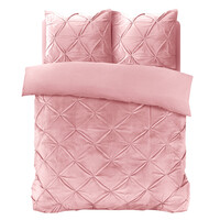 Sleeptime Dekbedovertrek Velvet Pintuck Roze