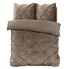 Sleeptime Dekbedovertrek Velvet Pintuck Taupe