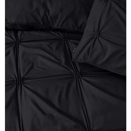 Sleeptime Dekbedovertrek Punch Pintuck Zwart