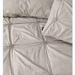 Sleeptime Dekbedovertrek Punch pintuck Taupe