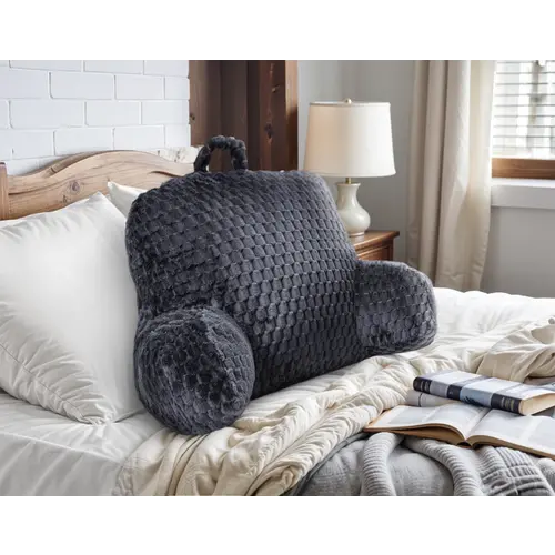 Sleeptime Bedrest Antraciet - Ergonomisch Leeskussen 34 x 50