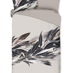 Good morning Dekbedovertrek Gisele nr.31058 grijs 100% katoen