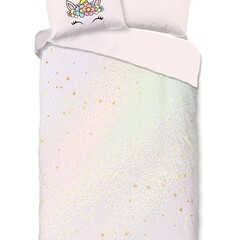 Pure Dekbedovertrek Mandy 140x220 microfiber kids nr.20114 pink