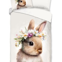 Pure Dekbedovertrek Evi 140x220 microfiber kids nr.33166 off-white