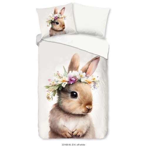 Pure Dekbedovertrek Evi 140x220 microfiber kids nr.33166 off-white