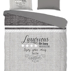 Pure Dekbedovertrek Suite microfiber nr.20112 grijs