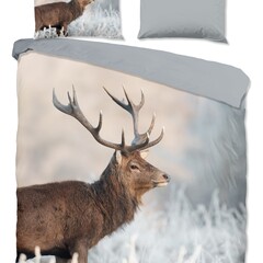 Good morning Dekbedovertrek Wess nr.33066 grijs - 100% katoen