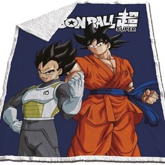 Dragon Ball Z Fleeceplaid, Super - 120 x 150 cm - Sherpa Fleece