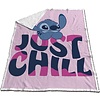 Disney Lilo & Stitch Fleeceplaid, Just Chill - 120 x 150 cm - Sherpa Fleece