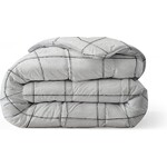 Sleeptime All-in one Lazy dekbed Deep check Wit - Met Kussensloop
