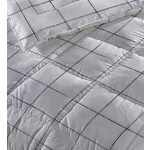 Sleeptime All-in one Lazy dekbed Deep check Wit - Met Kussensloop