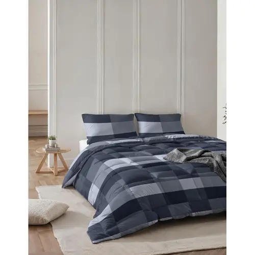 Sleeptime All-in one Lazy dekbed Anne Blauw - Met Kussensloop